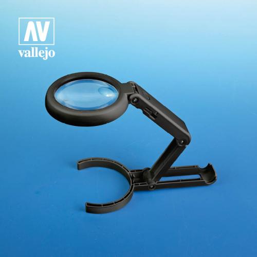 Foldable LED Magnifier (with inbuilt stand)