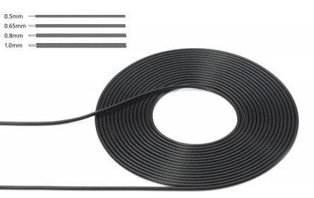 Cable (Outer Diameter 1.0mm/Black)