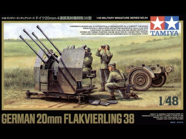 German 20mm Flakvierling 38 1/48