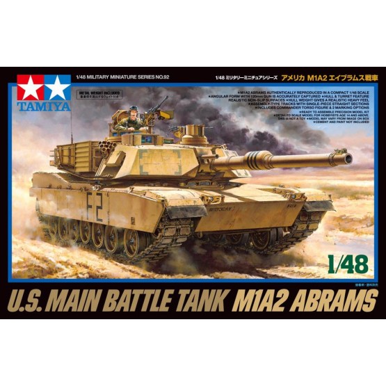 U.S Main Battle Tank M1A2 Abrams 1/48