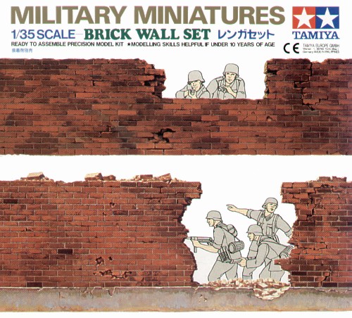 Brick Wall Set 1/35