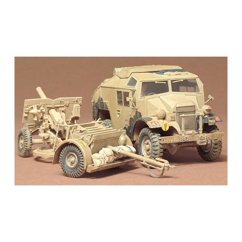 British 25Pdr. Field Gun & Quad Gun Tractor 1/35