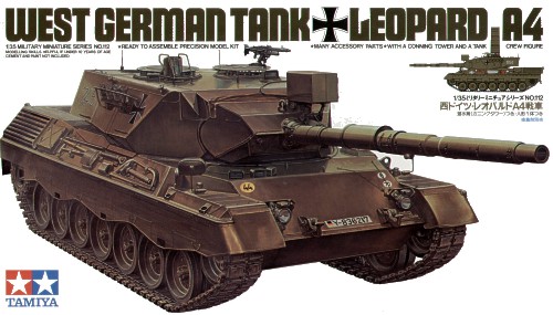Leopard A4 Tysk stridsvagn 1/35