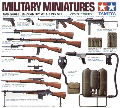 U.S. Infantry Weapons Set 1/35