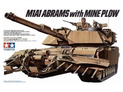 U.S. M1A1 Abrams with Mine Plow 1/35