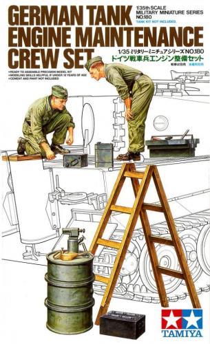 GERMAN ENGINE MAINTENANCE CREW with MAYBACH HL2 1/35