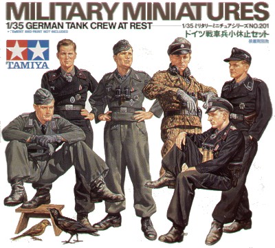 German Tank Crew at Rest 1/35