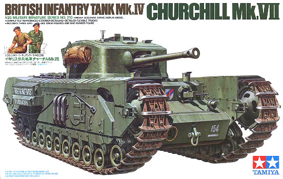 British Infantry Tank Mk.IV Churchill Mk.VII 1/35