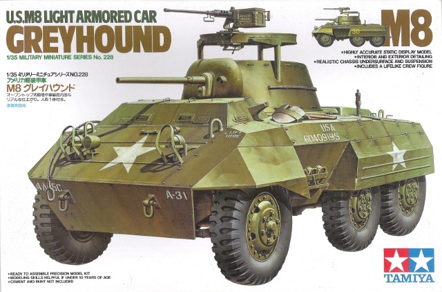 U.S. M8 Light Armored Car Greyhound 1/35