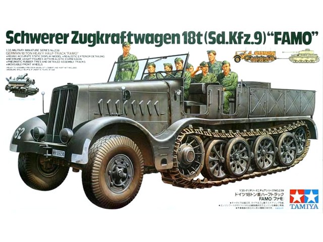 Schwerer Zugkraftwagen 18t (Sd.Kfz.9) Famo 1/35