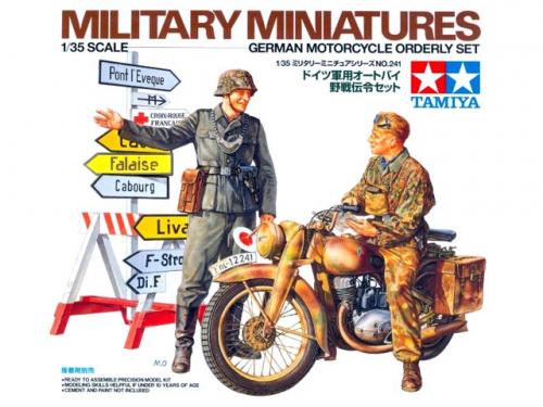 German Motorcycle Orderly Set 1/35