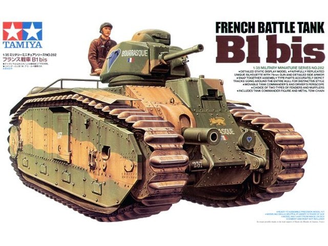 French battle tank B1 bis 1/35