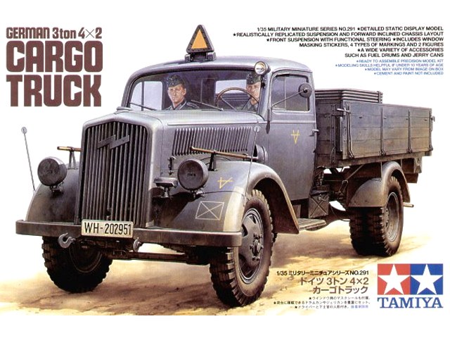 German 3ton 4x2 Cargo Truck 1/35