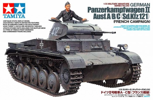 German Panzerkampfwagen II Ausf.A/B/C (Sd.Kfz.121) 1/35