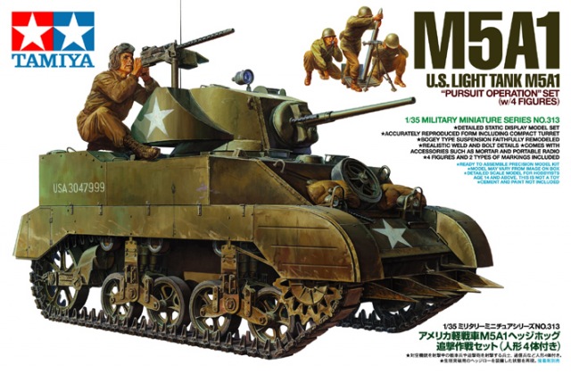 M5A1 US Light Tank 1/35