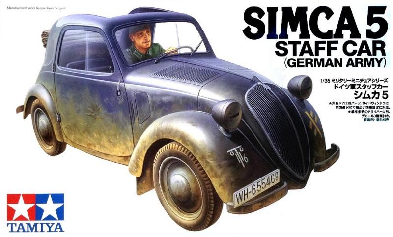 Simca 5 Staff Car (German Army) 1/35