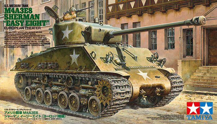 U.S. Medium Tank M4A3E8 Sherman "Easy Eight" European Theater 1/35