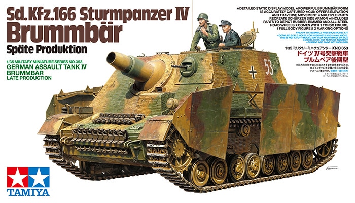Sd.Kfz.166 Sturmpanzer IV Brummbär 1/35