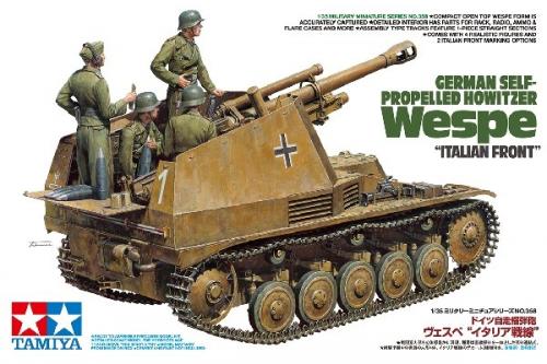 German Self-Propelled Howitzer Wespe Italian Front 1/35