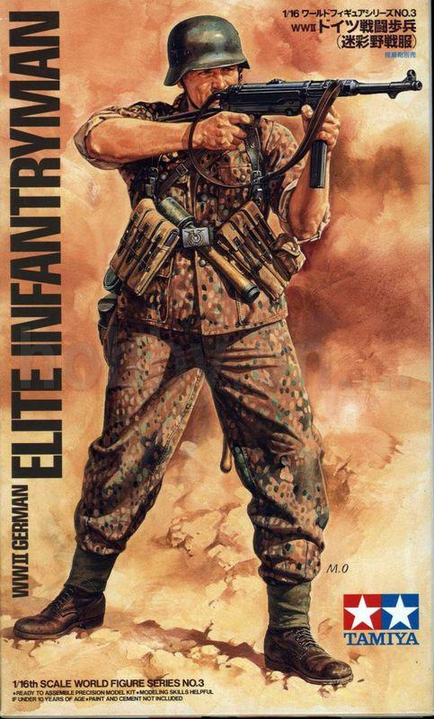 German Elite Infantryman WWII 1/16