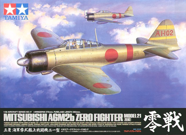 Mitsubishi A6M2b Zero Fighter Model 21 1/32