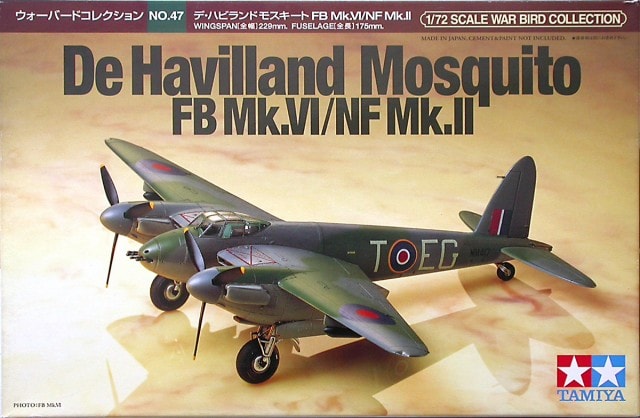 De Havilland Mosquito FB Mk.VI / NF Mk.II 1/72