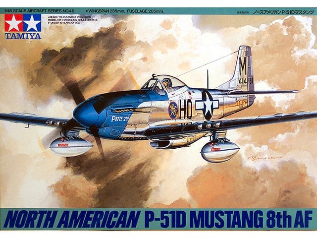 North American P-51D Mustang 8th AF 1/48