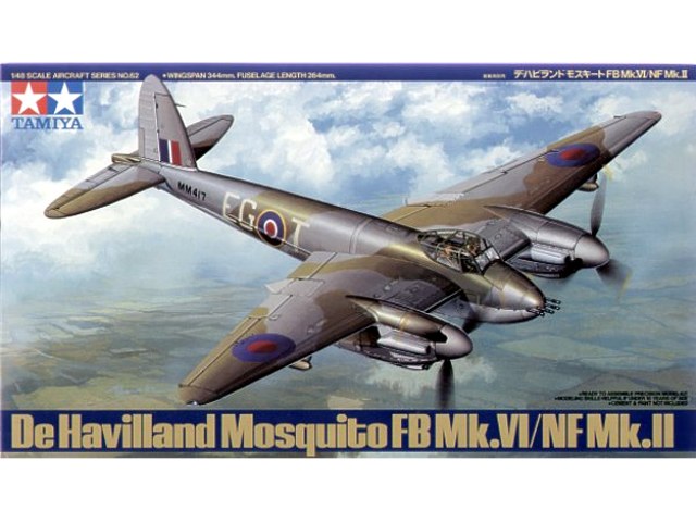 De Havilland Mosquito FB Mk.VI/NF Mk.II 1/48