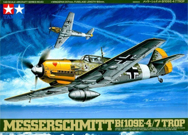 Messerschmitt Bf 109 E-4/7 Trop1/48