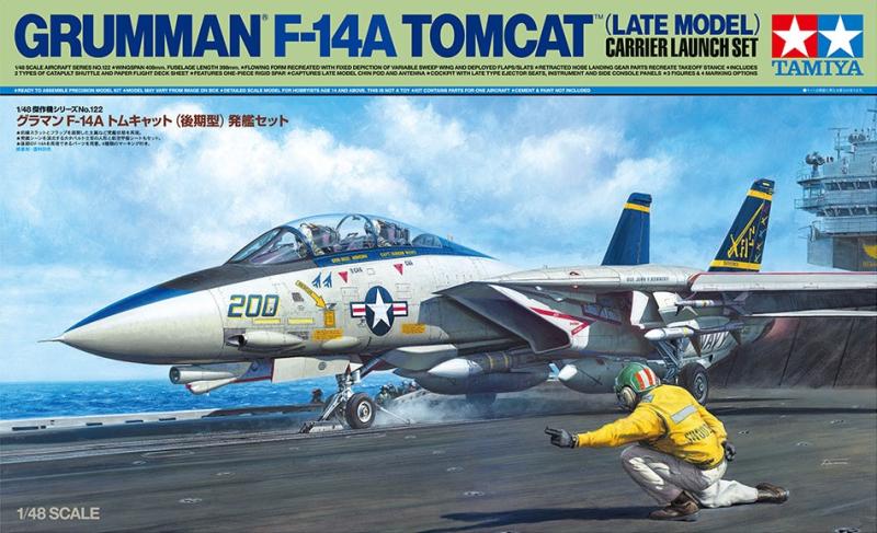 Grumman F-14A Tomcat (Late Model) Carrier Launch Set 1/48