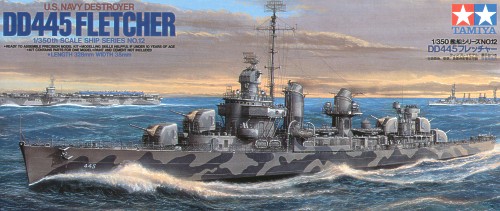 U.S. Destroyer DD-445 Fletcher 1/350