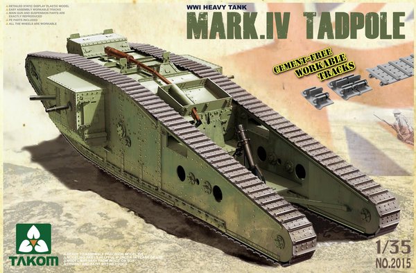 WWI Heavy Tank MARK.IV Tadpole 1/35