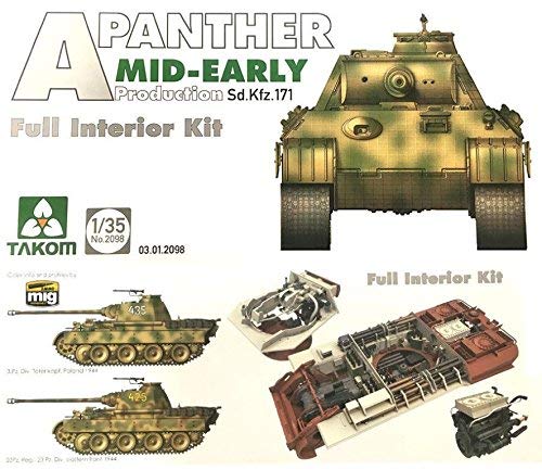 Sd.Kfz. 171 Panther Ausf. A Mid-Early Production (Full Interior Kit) 1/35