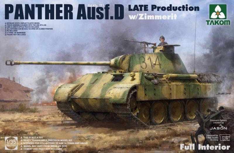 Panther Ausf. D Late Production w/ Zimmerit 1/35