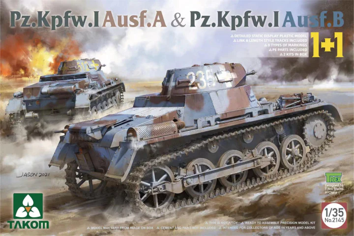 Pz.Kpfw.I Ausf.A & Pz.Kpfw.I Ausf.B (2 kits) 1/35