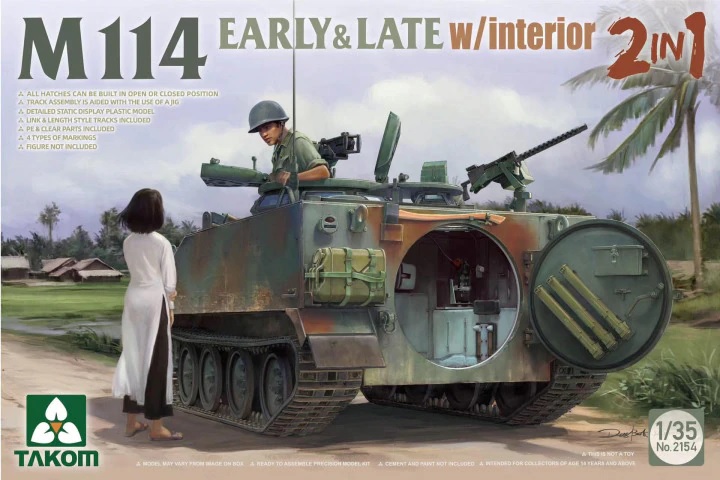 M114 early & late type w/ interior 1/35