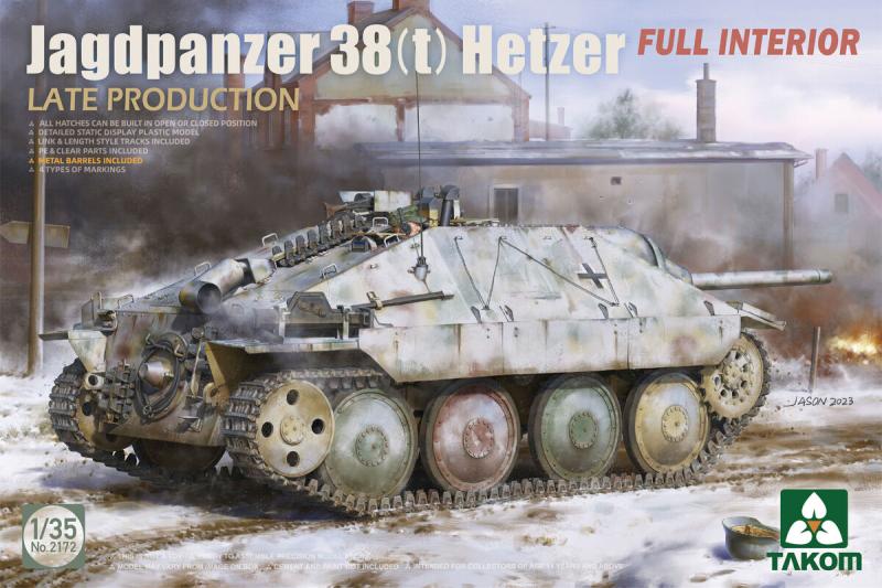 Jagdpanzer 38(t) Hetzer Late Production Full Interior 1/35