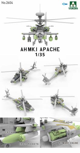 AH Mk. 1 Apache Attack Helicopter 1/35