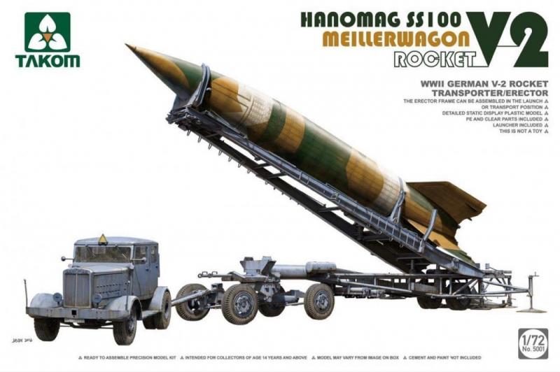 V-2 Rocket, Hanomag SS100 & Meillerwagen 1/72