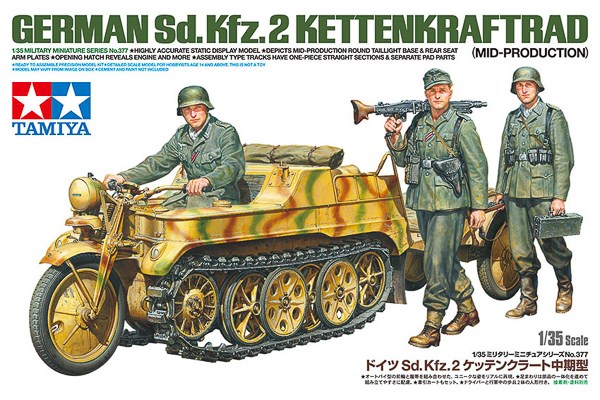 German Sd.Kfz.2 Kettenkraftrad (Mid-Production) 1/35