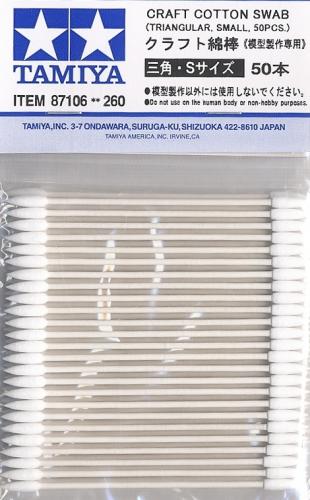 Craft Cotton Swab (triangular, small, 50pcs)