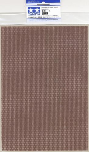 Diorama Material Sheet, Brickwork