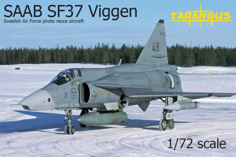 SAAB SF37 Viggen - Photo Recon Aircraft 1/72