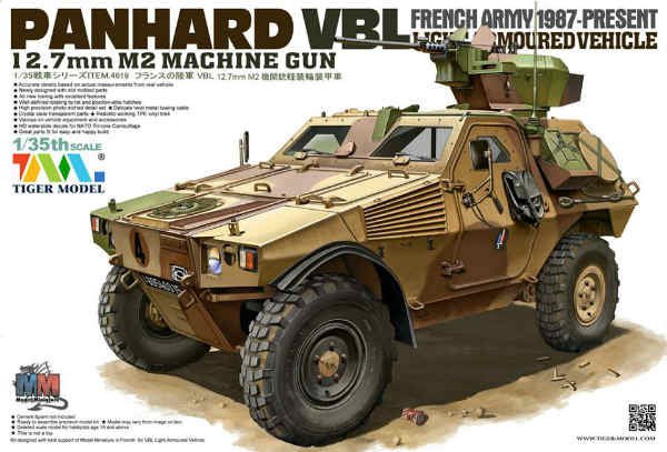 French Army 1987-Present Panhard VBL 12.7mm M2 machine gun Light Armoured Vehicle 1/35