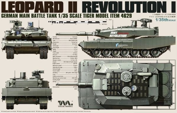 LEOPARD II REVOLUTION I MBT 1/35