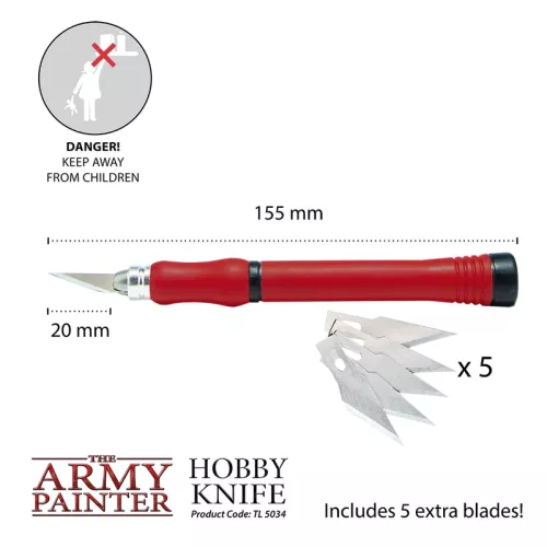 Hobby Knife (inklusive 5 knivblad)