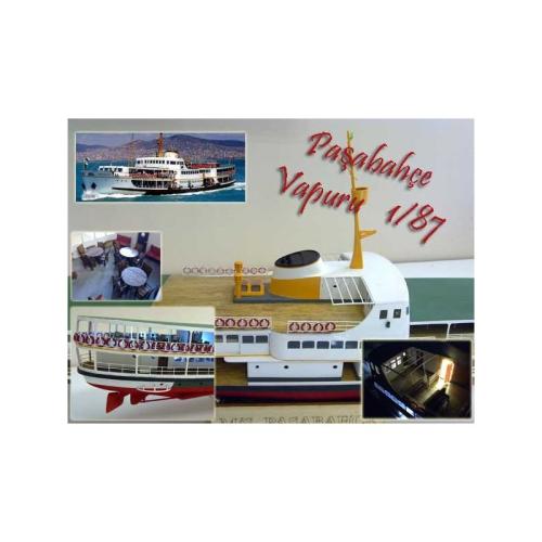 Bosphorus Passenger Ship Paşabahçe Passenger Ferry inklusive LED-belysning 1/87