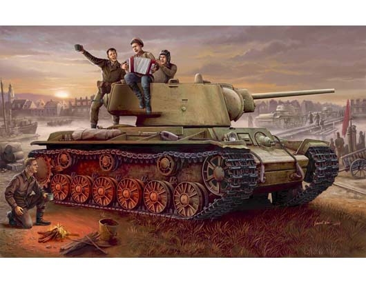 Russia KV-1 model 1942 Lightweight Cast Tank 1/35