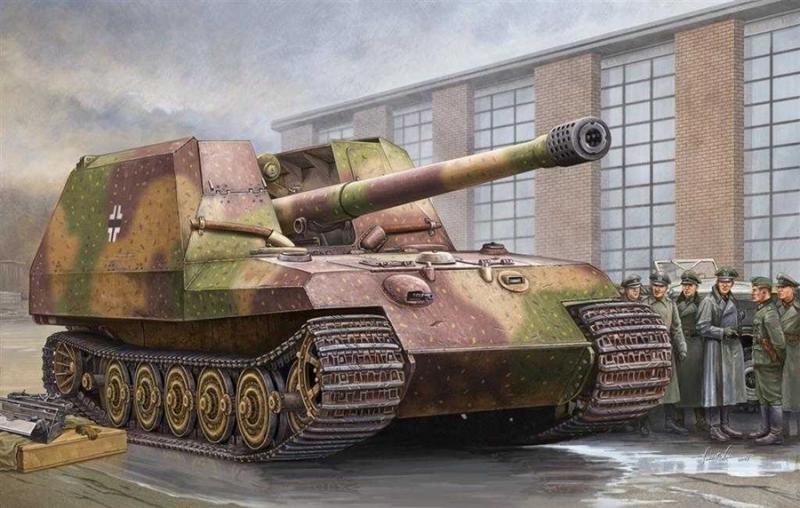Geschutzwagen Tiger Fur 17cm K72 1/35
