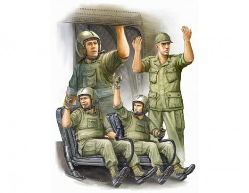 Ch-47 US Army Crew In Vietnam 1/35